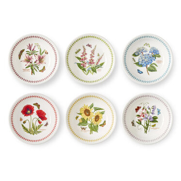 Botanic Garden Meadow 8" Pasta Bowl Set of 6 Botanic Garden Meadow 8" Pasta Bowl Set of 6